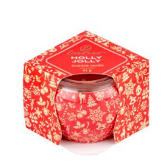 Emocio Sklo Dekor 70x62 mm Holly Jolly - Enchanted Sparkle, vonn svieka