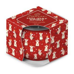 Emocio Sklo Dekor 70x62 mm Holiday Spirit - Cookie and Cream, vonn svieka